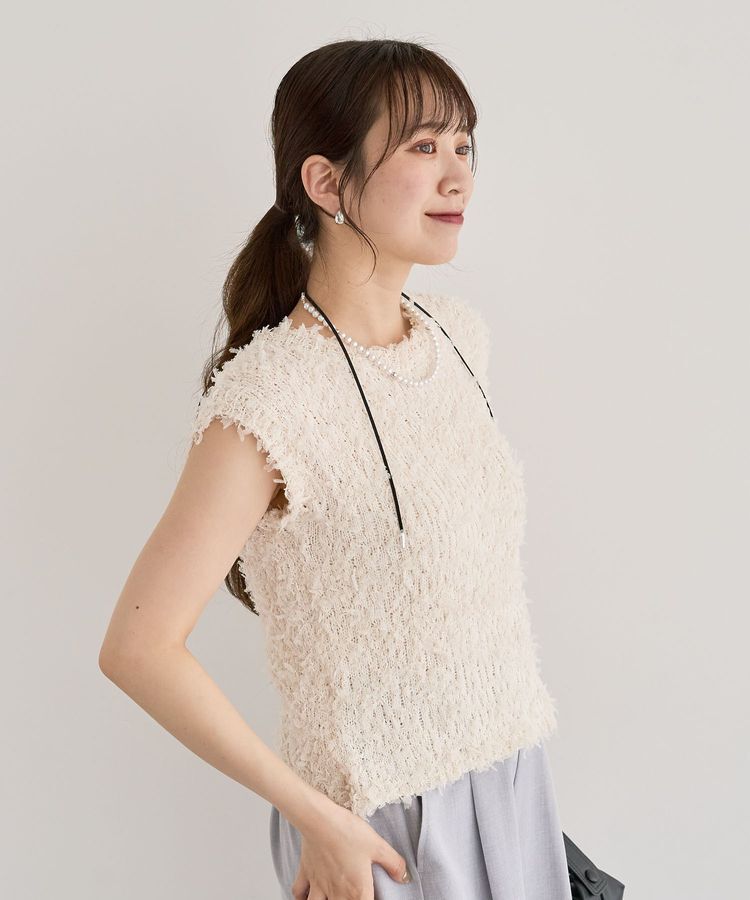 Green Parks「・swing by チュールヤーンプルオーバー」|ベスト・ジレ|