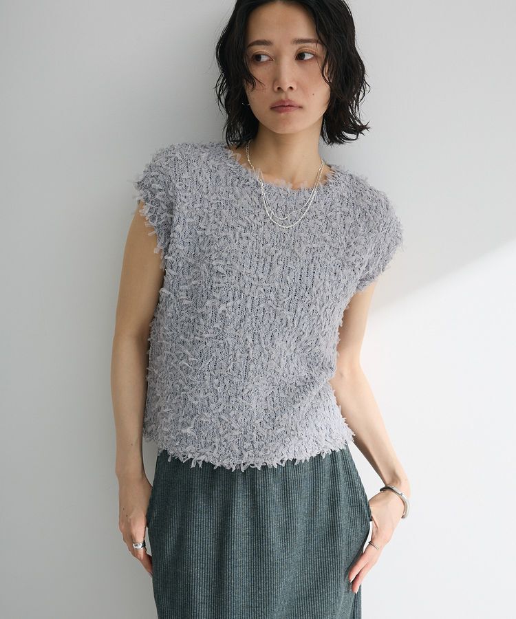 Green Parks「・swing by チュールヤーンプルオーバー」|ベスト・ジレ|