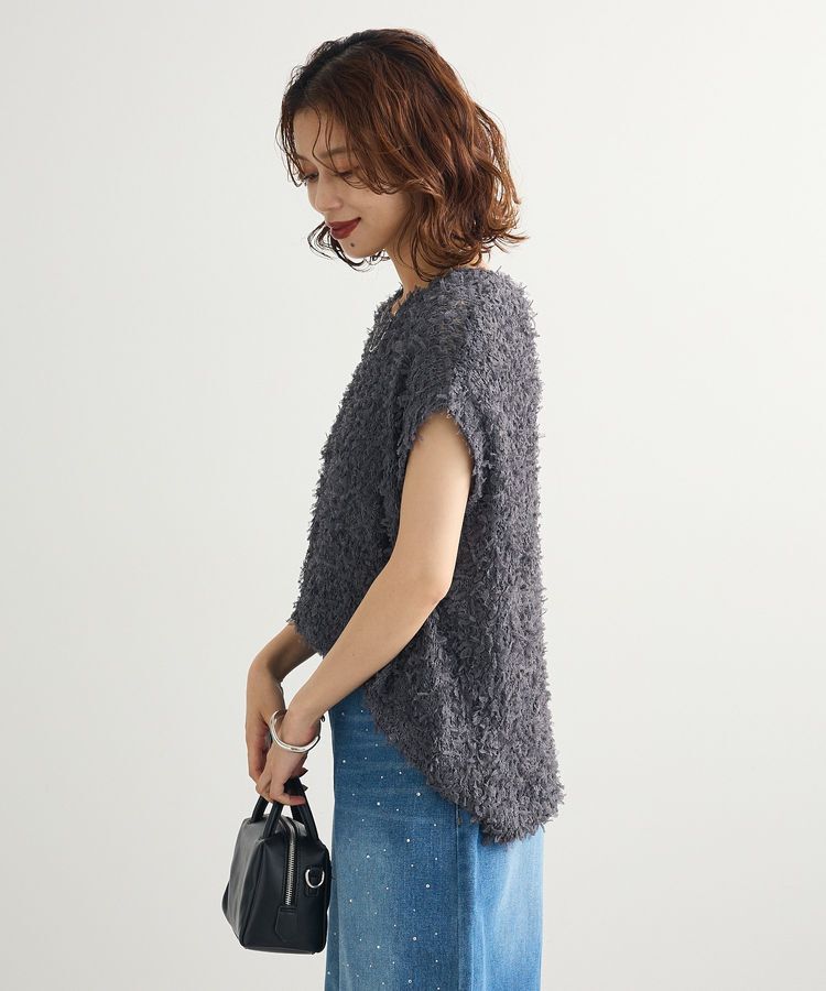 Green Parks「・swing by チュールヤーンワイドプルオーバー」|ベスト・ジレ|