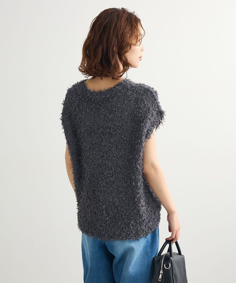 Green Parks「・swing by チュールヤーンワイドプルオーバー」|ベスト・ジレ|