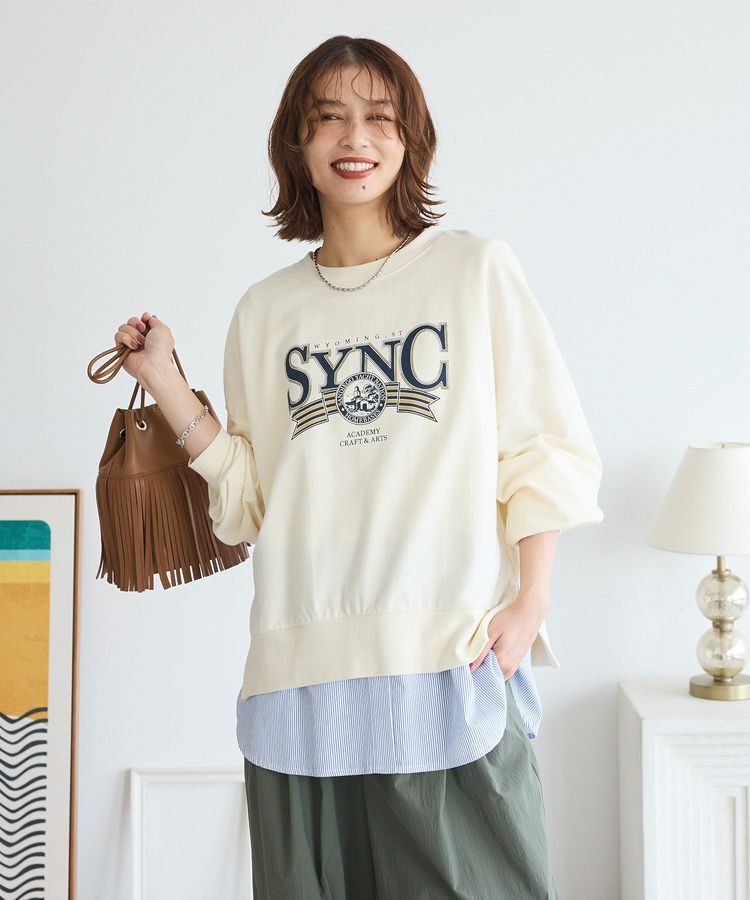 Green Parks「ノースリーブドッキングホワイトインナー」|キャミソール|