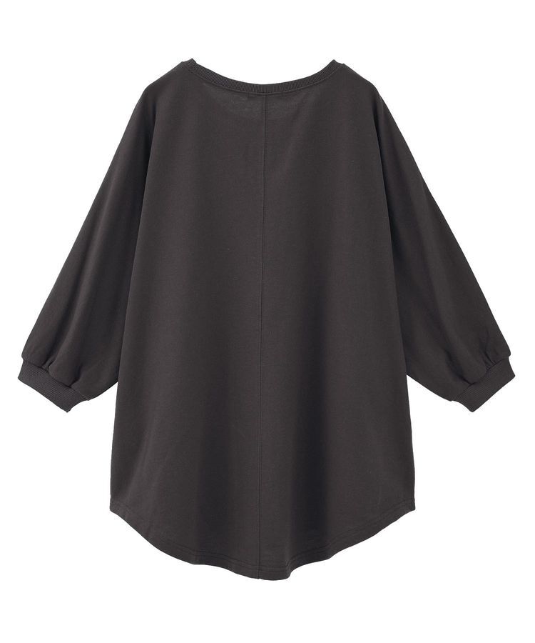 Green Parks「7分袖ミニ裏毛ドルマンロゴプルオーバー」|Tシャツ・カットソー|