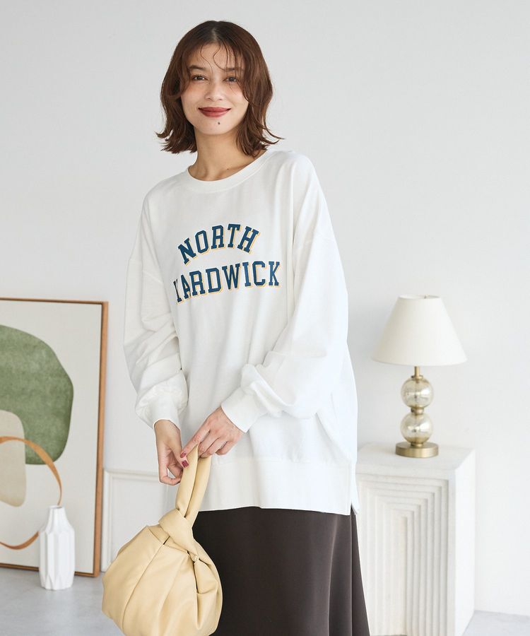 Green Parks「カレッジロゴ裏毛チュニック」|チュニック|