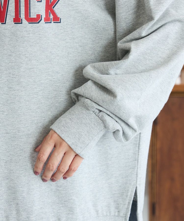 Green Parks「カレッジロゴ裏毛チュニック」|チュニック|