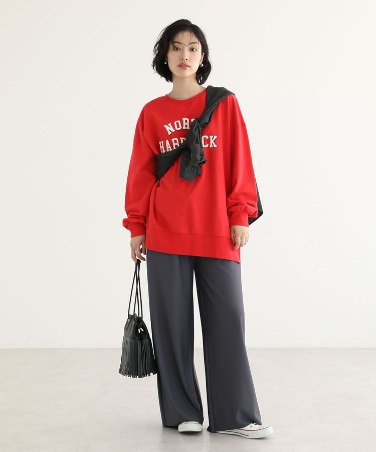 Green Parks「カレッジロゴ裏毛チュニック」|チュニック|