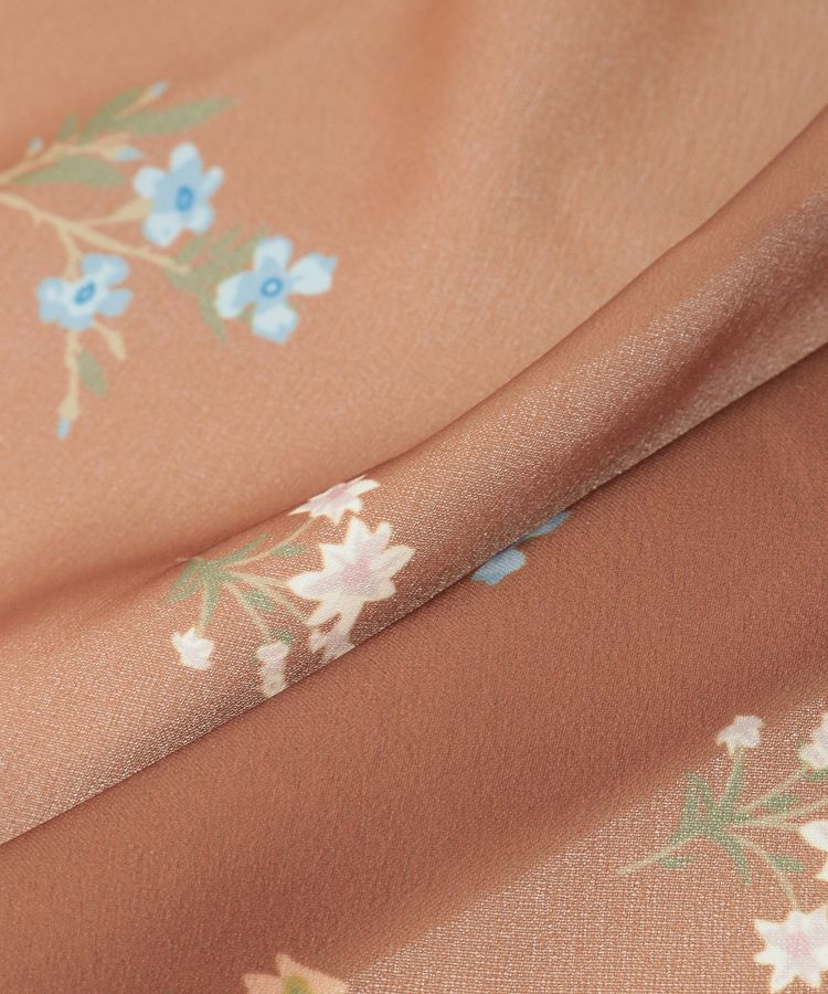 Green Parks「フラワーシルキースカーフ」|バンダナ・スカーフ|