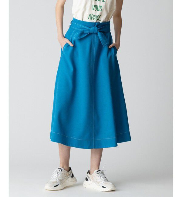 allureville「リノツイルステッチフレアースカート」|フレア|