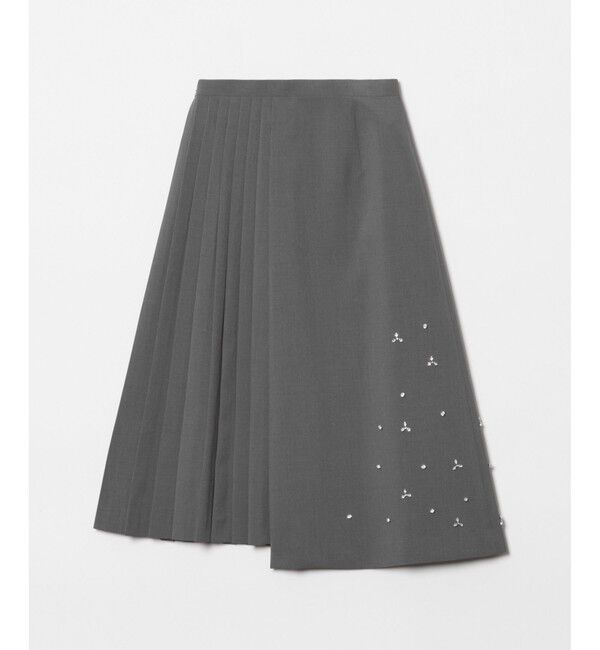 LOULOU WILLOUGHBY「【LOULOU WILLOUGHBY】ビジューアシメスカート」|スカート|