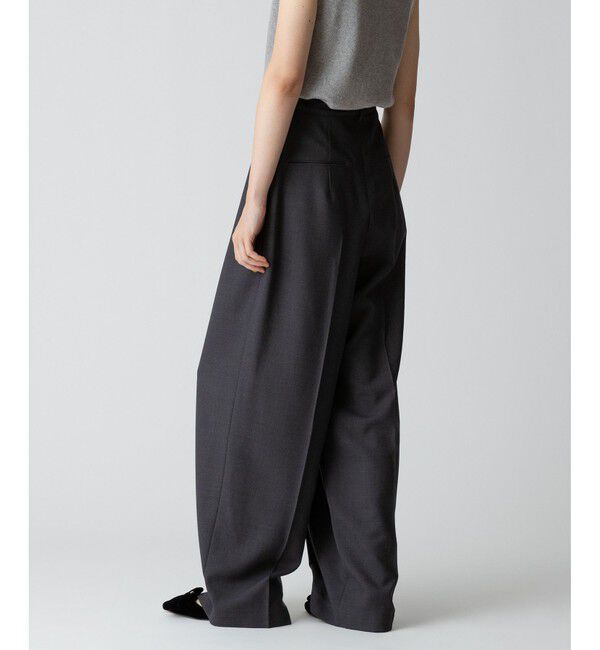 allureville「ギャバタックモダンワイドパンツ」|その他|