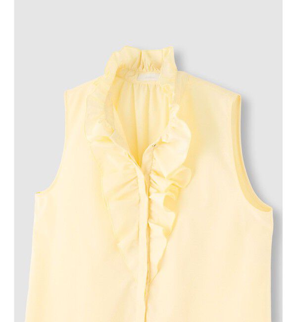 allureville「フロントフリルノースリブラウス」|シャツ・ブラウス|