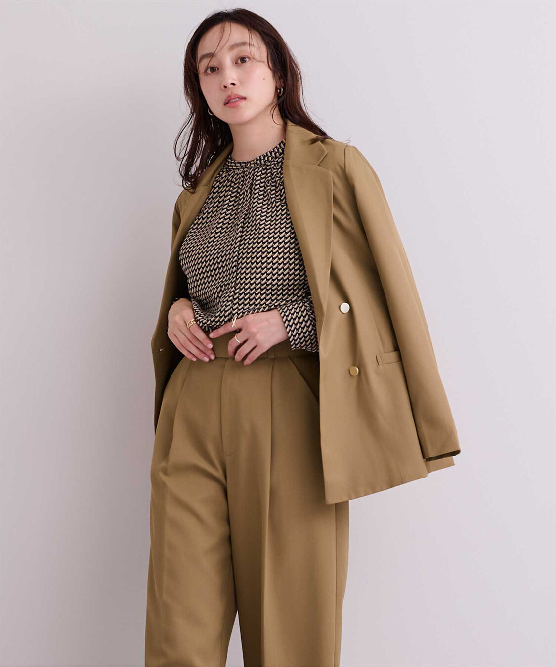 ur's「テーラードダブルブレストジャケット」|テーラードジャケット|