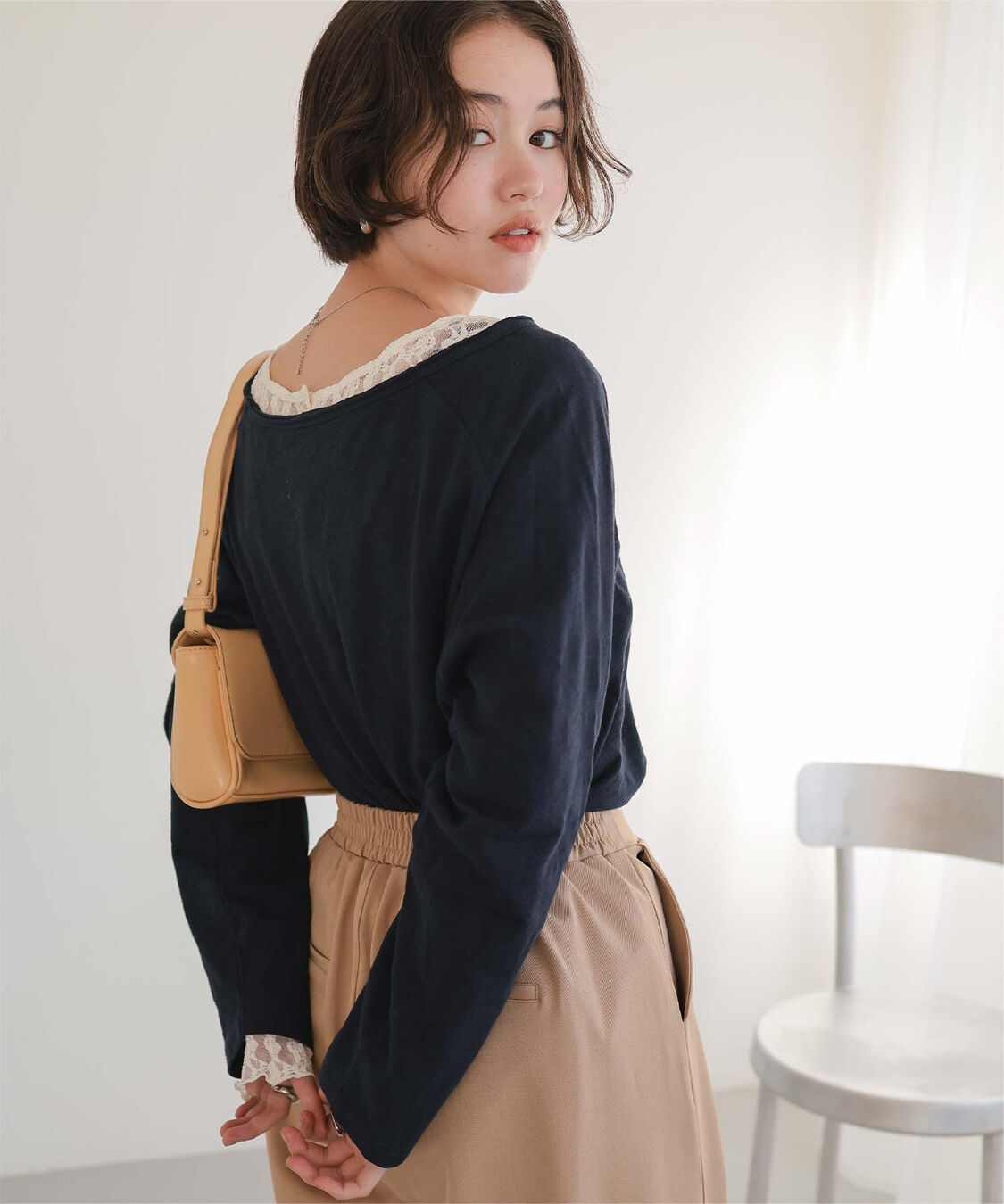 titivate「ルーズロングスリーブカットソー」|Tシャツ・カットソー|