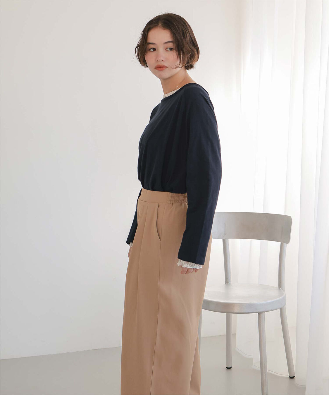 titivate「ルーズロングスリーブカットソー」|Tシャツ・カットソー|