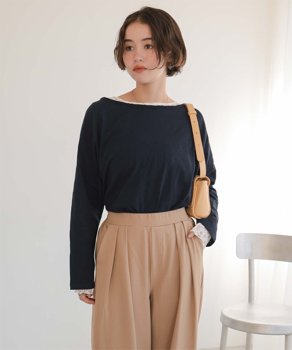 titivate「ルーズロングスリーブカットソー」|Tシャツ・カットソー|