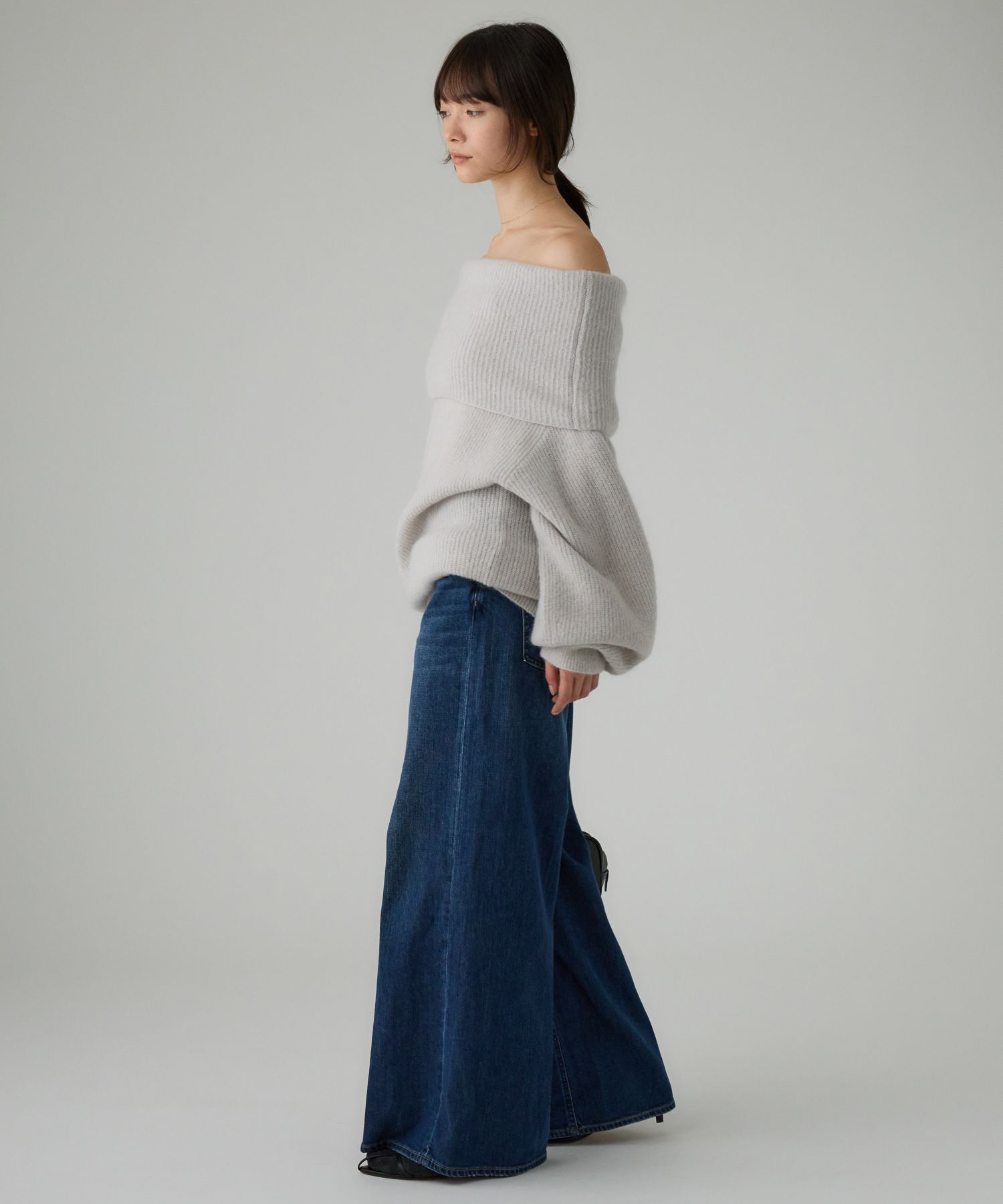 BABYLONE「オフショルニットプルオーバー」|ニット・セーター|