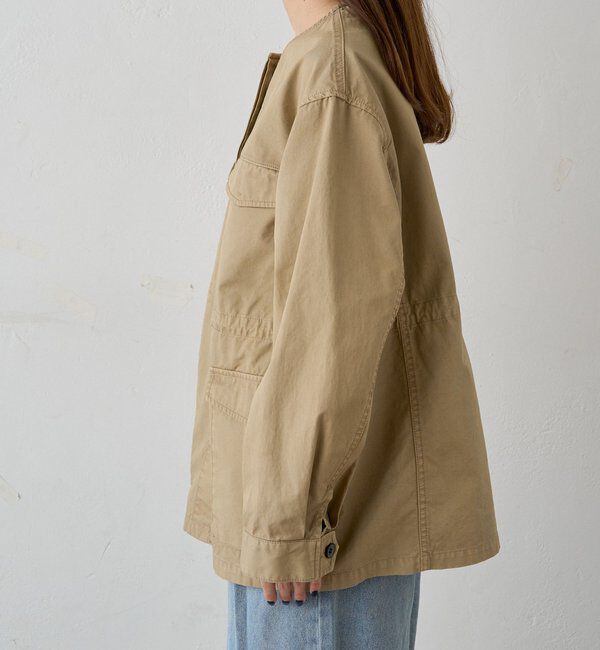  「【リバイバル】ノーカラーミリタリージャケット」|テーラードジャケット|