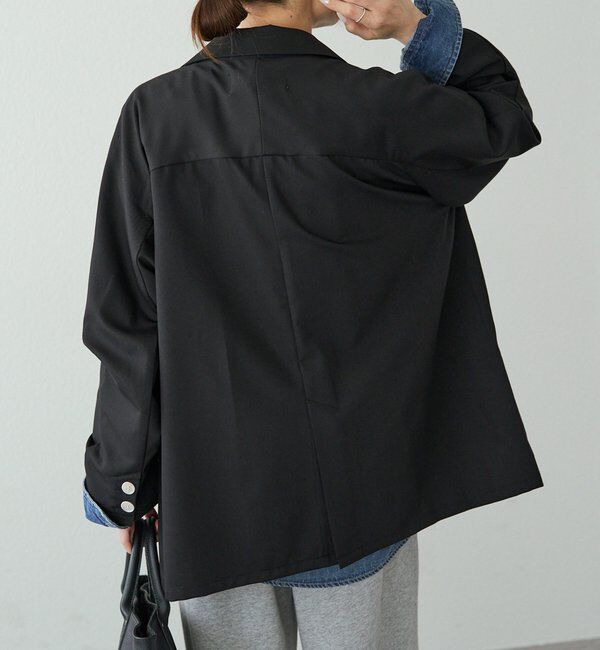  「【セットアップ対応】ダブルデザインストレッチテーラードジャケット」|テーラードジャケット|