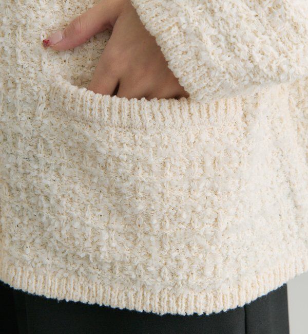  「ツィードライクニットカーディガン」|カーディガン|