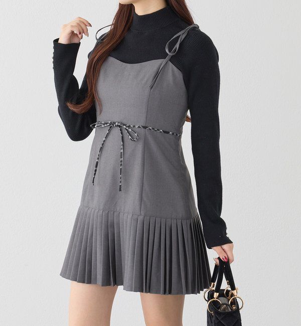  「肩リボンジャンスカ」|ワンピース|