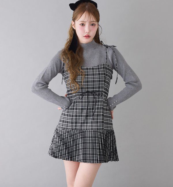  「肩リボンジャンスカ」|ワンピース|