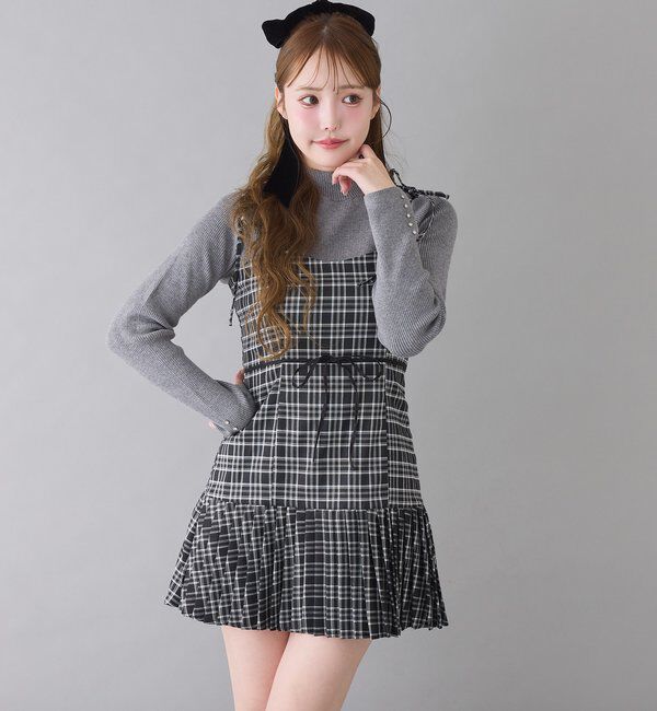  「肩リボンジャンスカ」|ワンピース|