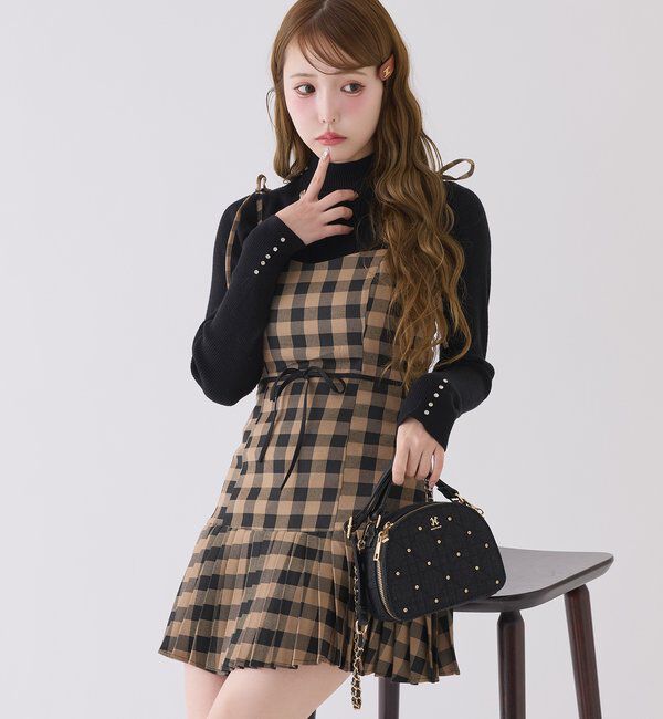  「肩リボンジャンスカ」|ワンピース|