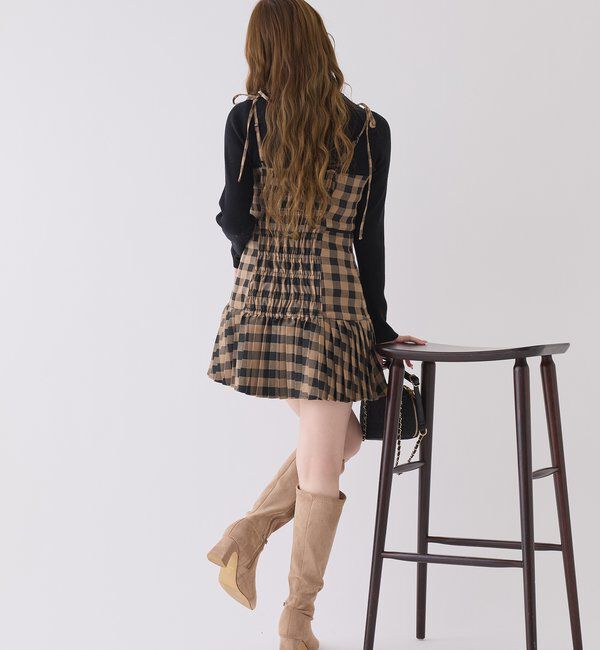  「肩リボンジャンスカ」|ワンピース|