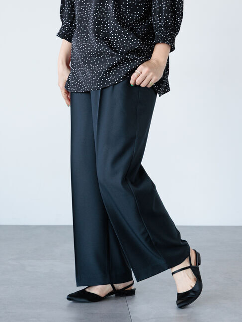 Lugnoncure「【セットアップ可】タックストレートパンツ」|その他|ネイビー