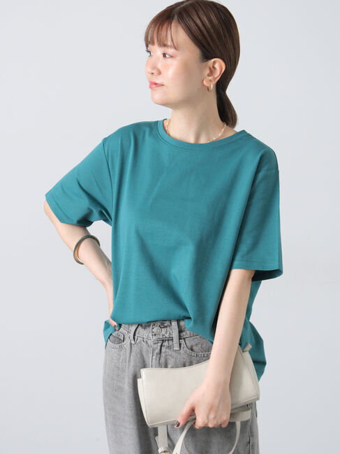 Lugnoncure「プレーティングバックシャンTシャツ」|Tシャツ・カットソー|グリーン