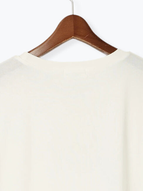 Te chichi TERRASSE「【接触冷感】パールロゴフレンチ袖Tシャツ」|Tシャツ・カットソー|