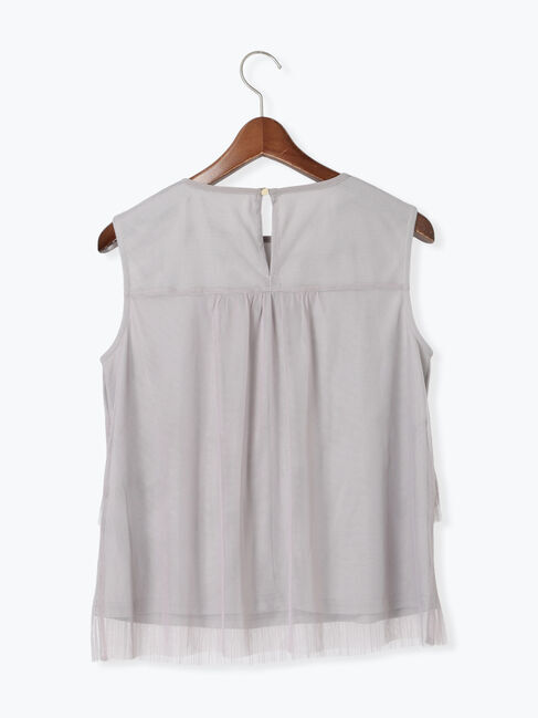 Te chichi「ティアードチュールプリーツブラウス」|シャツ・ブラウス|