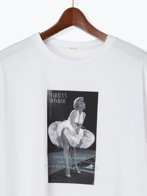Te chichi「マリリンモンローシネマフォトTシャツ」|Tシャツ・カットソー|