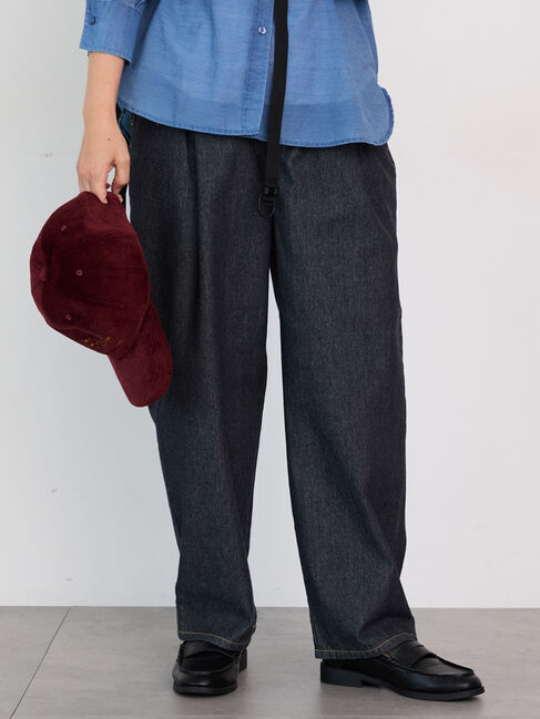 Lugnoncure「【選べる着丈】アソートストレートイージーパンツ」|その他|ブラック