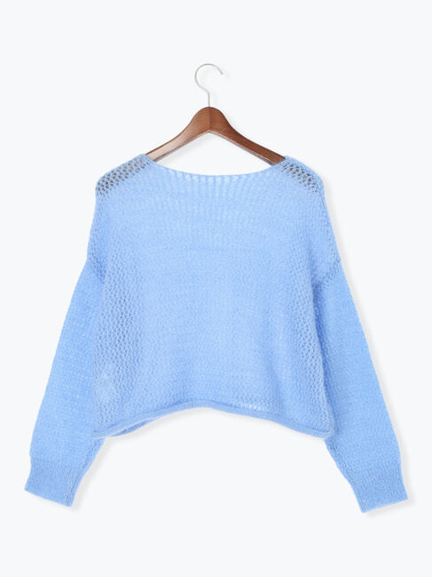 Te chichi「キャットヤーンメッシュニット」|ニット・セーター|