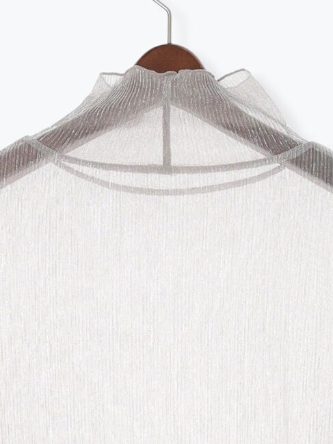 Te chichi「ラメプリーツシアータートルインナー」|Tシャツ・カットソー|