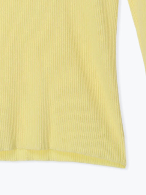 Te chichi「【Atelier Bonheur】ビジュー釦リブタートルプルオーバー《2025winter catalog item》」|ニット・セーター|