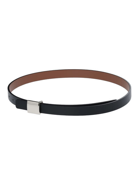 Te chichi「スクエアバックルリバーシブルベルト」|ベルト|ブラック