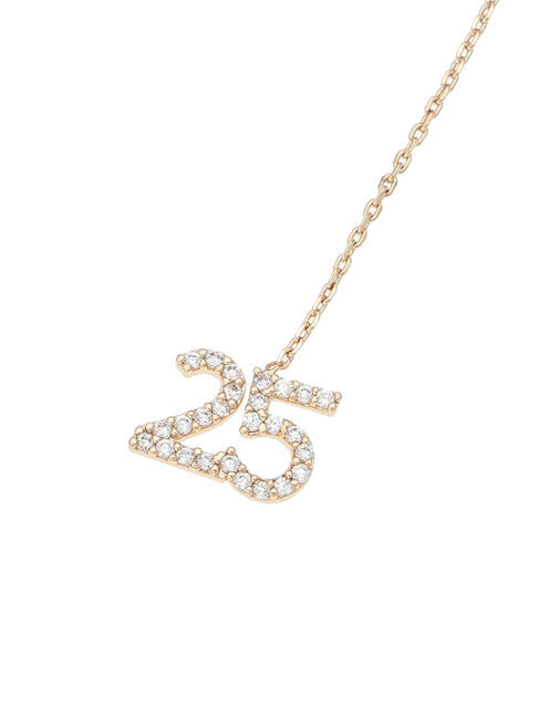 Te chichi「ナンバーチェーンピアス25」|ピアス|