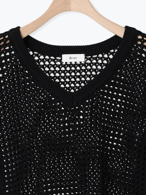 SM2「メッシュニットVネックベスト」|ダウンベスト・ベスト|