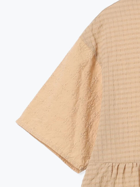 Samansa Mos2「【S/Mサイズ】オーバーレース切替ワンピース」|ワンピース|