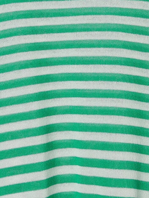 Samansa Mos2 blue「◎ボーダーニットプルオーバー」|ニット・セーター|