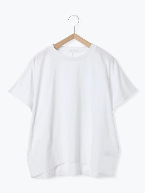 Samansa Mos2 blue「【USAコットン】アソートフレンチスリーブTシャツ」|Tシャツ・カットソー|