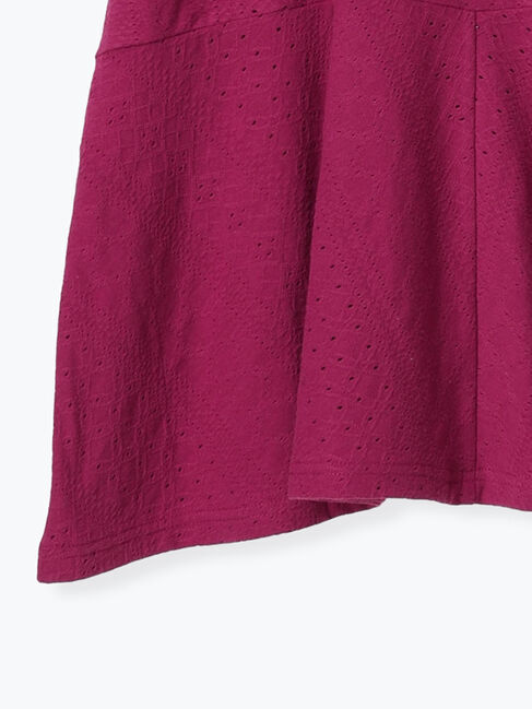 Samansa Mos2「アイレット切替フリルカットソー」|Tシャツ・カットソー|