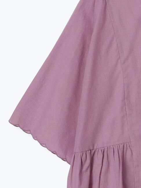 Samansa Mos2「◎裾スカラップブラウス」|シャツ・ブラウス|