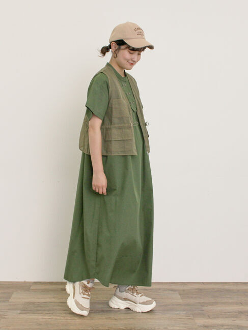 Samansa Mos2「◎【S/Mサイズ】ダブルボタンワンピース」|ワンピース|