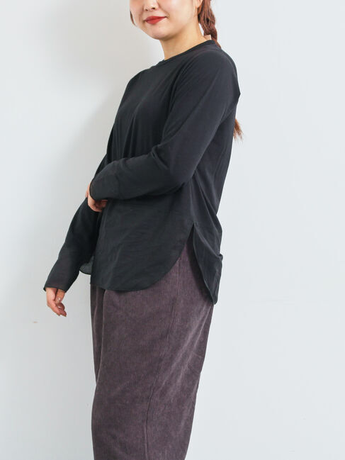 SM2「布帛切替ロンT」|Tシャツ・カットソー|