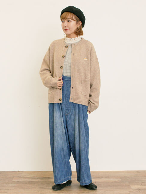 Samansa Mos2「【KELTY&times;Samansa Mos2】クルーネックカーディガン」|カーディガン|