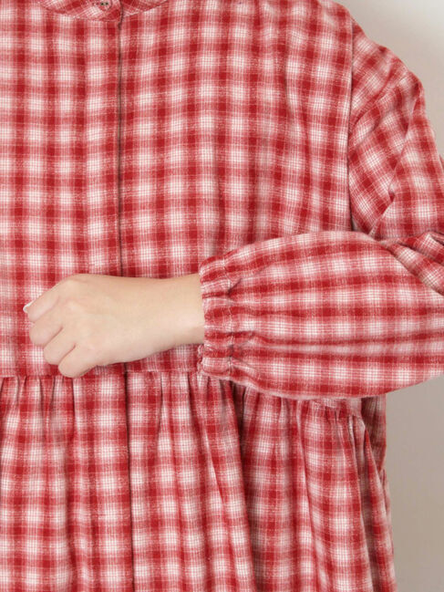 Samansa Mos2「【保温加工】バンドカラーワンピース ≪S/Mサイズ≫」|ワンピース|