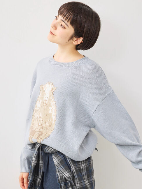 SM2「アニマルニットプルオーバー」|ニット・セーター|