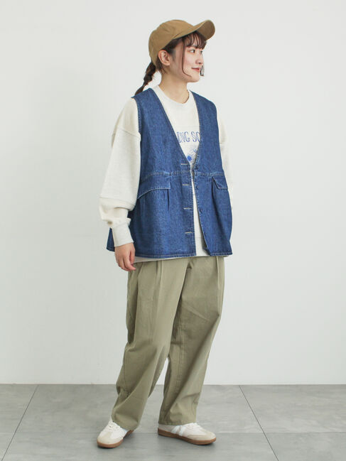 Samansa Mos2「ツータックカーブパンツ」|その他|